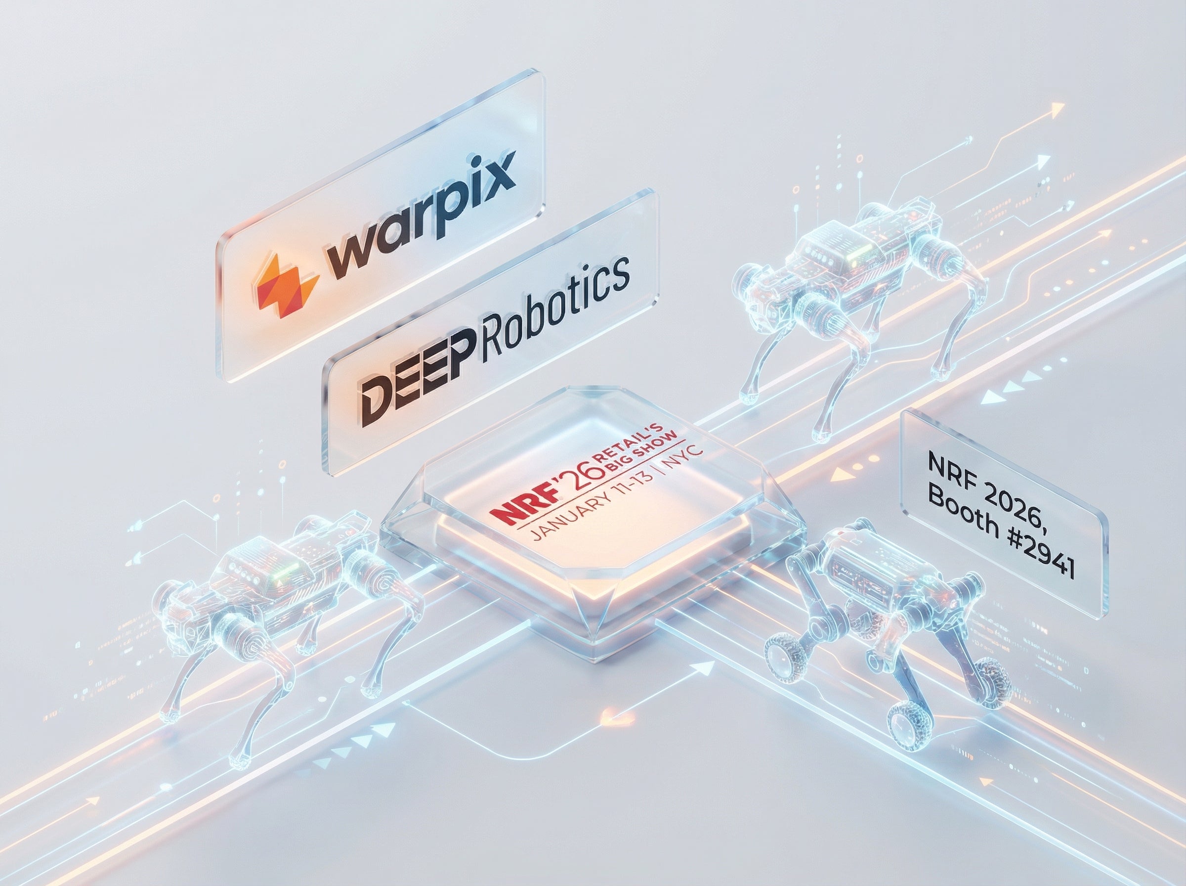 Warpix and DEEP Robotics to Exhibit at NRF 2026