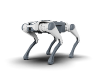 DEEP Robotics Lite3 Basic quadruped robot, a sleek white and grey robotic dog designed for industrial inspection, research, and education. This agile mobile platform features advanced motion control, front and rear obstacle detection, and a modular design for diverse applications in challenging environments.