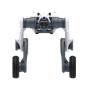 DEEP Robotics Lynx M20 Pro legged-wheeled robot, designed for industrial inspection and autonomous navigation in complex, all-terrain environments. It features advanced LiDAR, wide-angle cameras, and IP66 dustproof and water-resistant protection for robust performance.