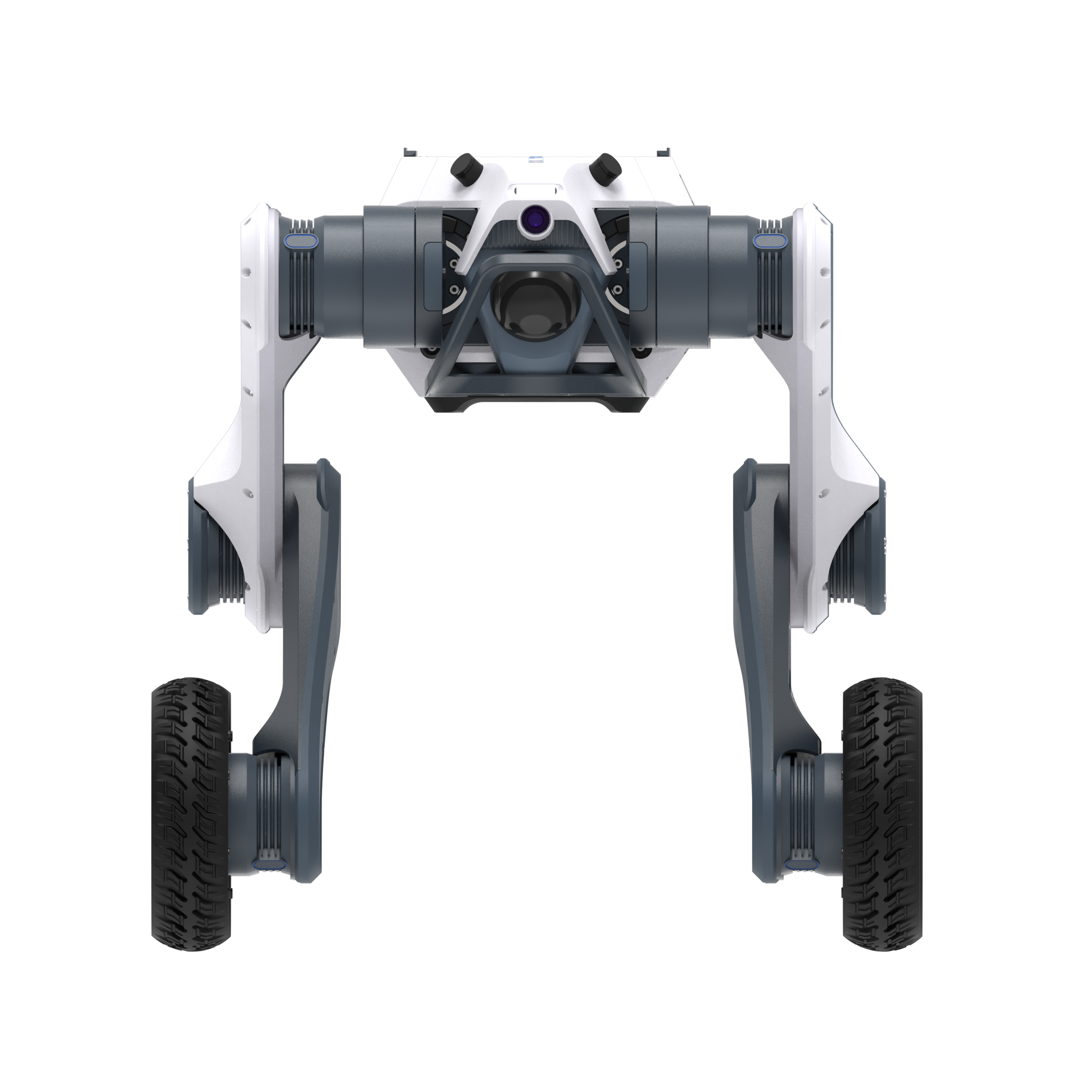 DEEP Robotics Lynx M20 Pro legged-wheeled robot, designed for industrial inspection and autonomous navigation in complex, all-terrain environments. It features advanced LiDAR, wide-angle cameras, and IP66 dustproof and water-resistant protection for robust performance.