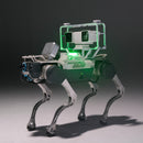 DEEP Robotics X30 Pro quadruped robot performing autonomous industrial inspection, equipped with an HD camera for visual data and an acoustic camera for detecting leaks and sound anomalies, demonstrating advanced navigation and sensing capabilities in complex environments.